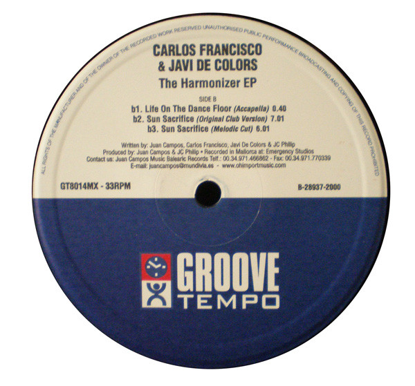 descargar álbum Carlos Francisco & Javi De Colors - The Harmonizer EP