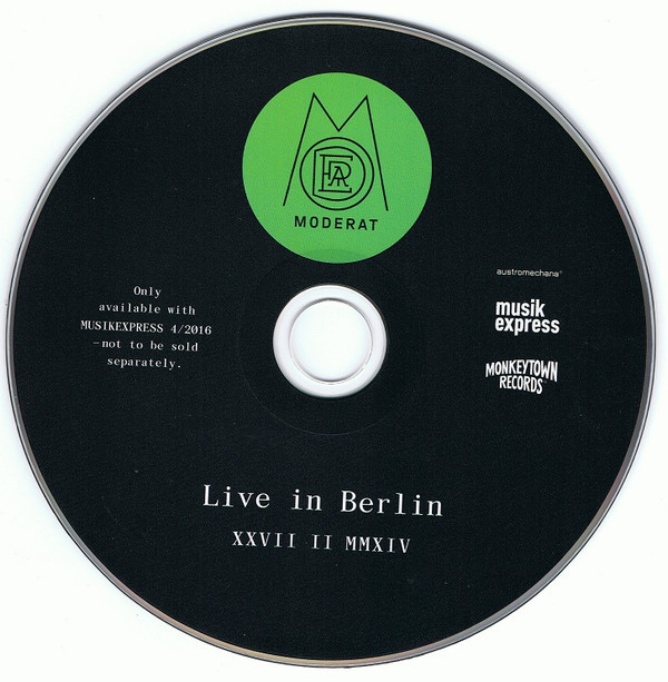 lataa albumi Moderat - Live In Berlin XXVII II MMXIV