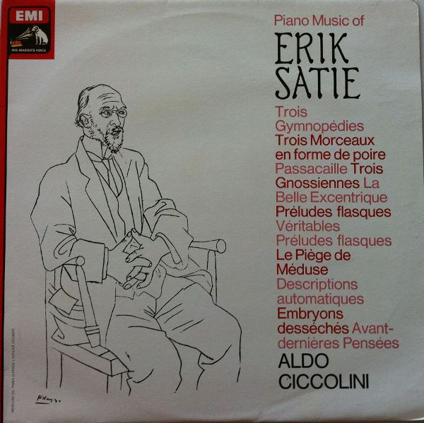 Erik Satie, Aldo Ciccolini – Piano Music (1967, Vinyl) - Discogs