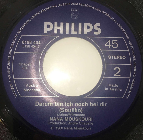 télécharger l'album Nana Mouskouri - Schiffe Die Sich Nachts Begegnen