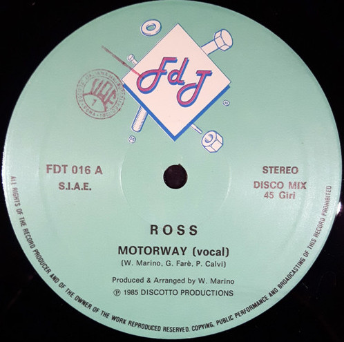 descargar álbum Ross - Motorway
