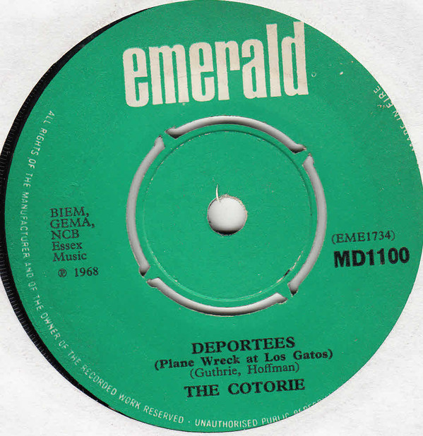 last ned album The Cotorie - Deportees Plane Wreck At Los Gatos