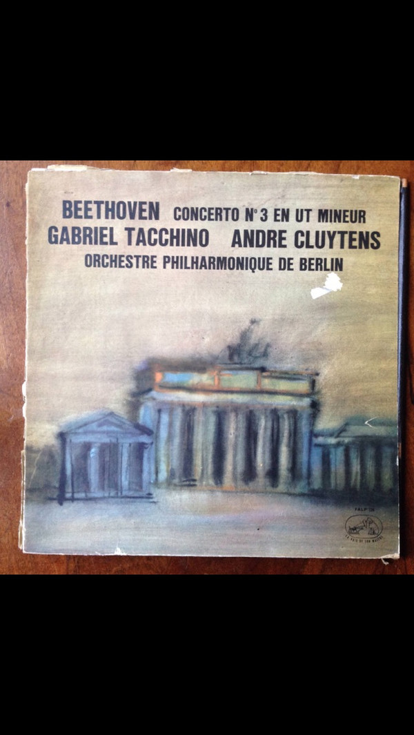 last ned album Beethoven, Orchestre Philharmonique De Berlin, Gabriel Tacchino, André Cluytens - Concerto N 3 En Ut Mineur