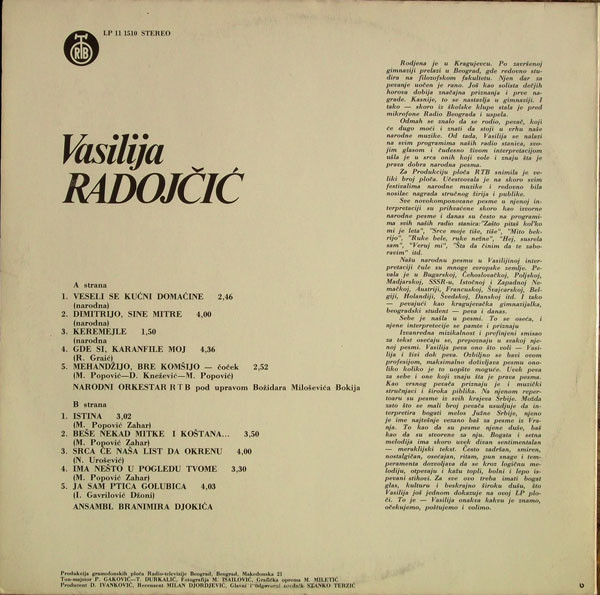 télécharger l'album Vasilija - Veseli Se Kućni Domaćine