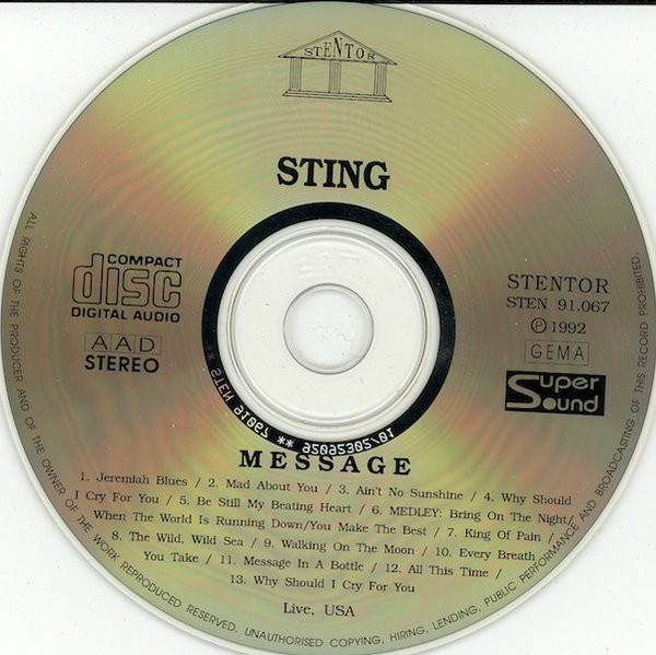 télécharger l'album Sting - Message