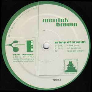 Merrick Brown - Crime Of Stealth album cover
