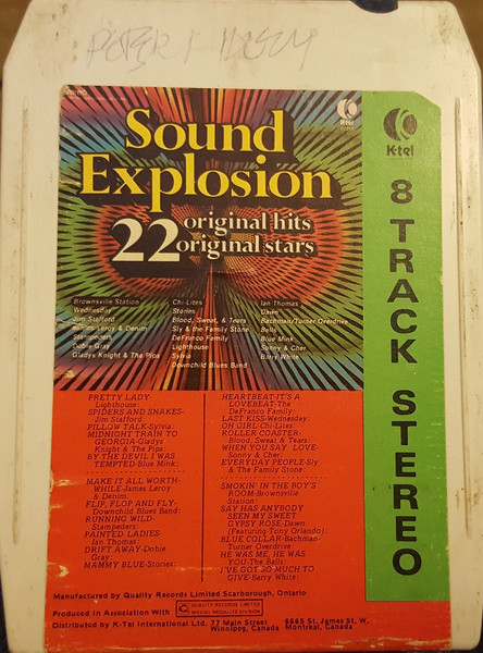 Sound Explosion 22 Original Hits Original Stars (1973, Vinyl