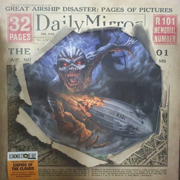 Iron Maiden – Empire Of The Clouds (2016, Vinyl) - Discogs