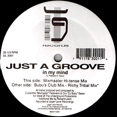 Just A Groove – In My Mind (1995, CD) - Discogs