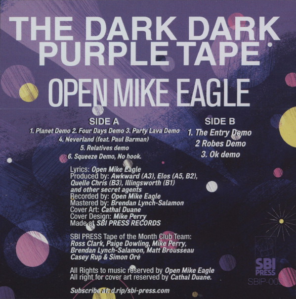 last ned album Open Mike Eagle - The Dark Dark Purple Tape