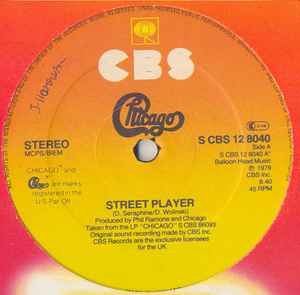 Chicago – Street Player / Window Dreamin' (1979, Vinyl) - Discogs