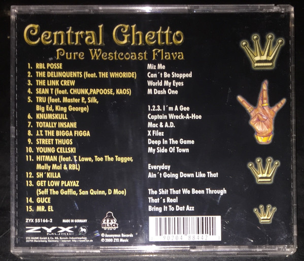descargar álbum Various - Central Ghetto Volume 1 Pure Westcoast Flava