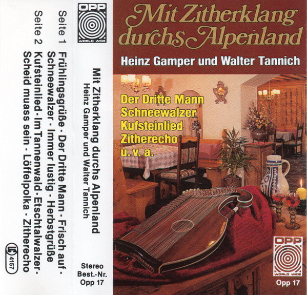 Album herunterladen Heinz Gamper Und Walter Tannich - Mit Zitherklang Durchs Alpenland