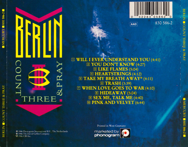 Count three u0026 pray - Berlin - ( 1986