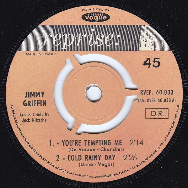 télécharger l'album Jimmy Griffin - Jimmy Griffin