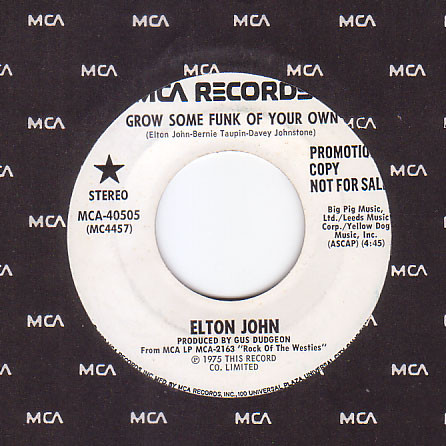 Album herunterladen Elton John - Grow Some Funk Of Your Own I Feel Like A Bullet