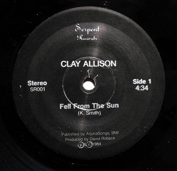 lataa albumi Clay Allison - Fell From The Sun