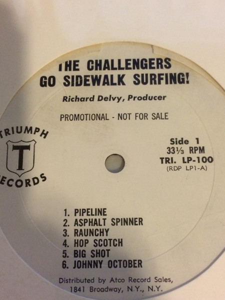 Sidewalk Surfing  The Challengers -  Music