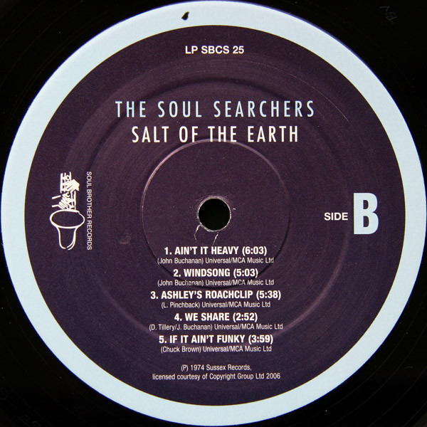 The Soul Searchers - Salt Of The Earth | Releases | Discogs