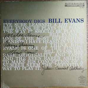 Bill Evans Trio – Everybody Digs Bill Evans (1960, White/Blue 