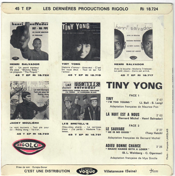 Album herunterladen Tiny Yong - Tiny Im Too Young