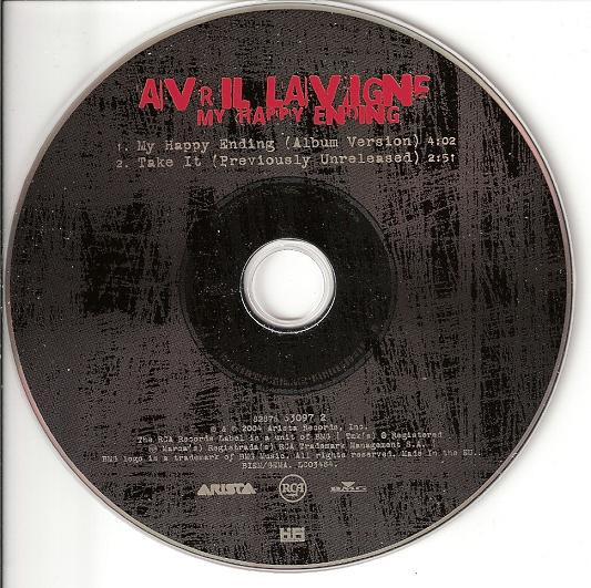 Avril Lavigne – My Happy Ending (2004, CD) - Discogs