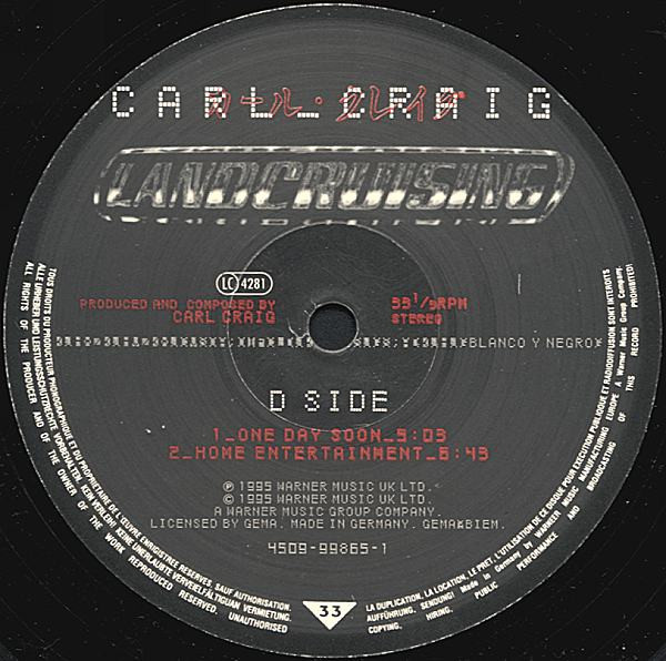 last ned album Carl Craig - Landcruising