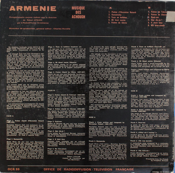 télécharger l'album Armenians - Arménie Musique Des Achough