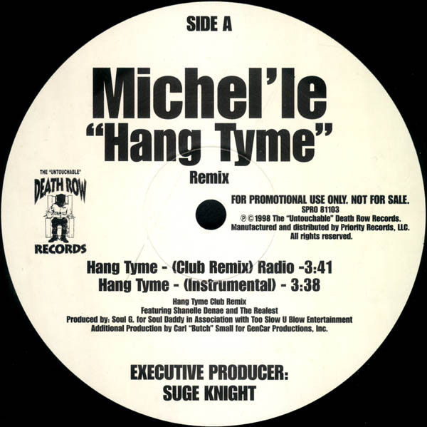 Michel'le – Hang Tyme (Remix) (1998, Vinyl) - Discogs