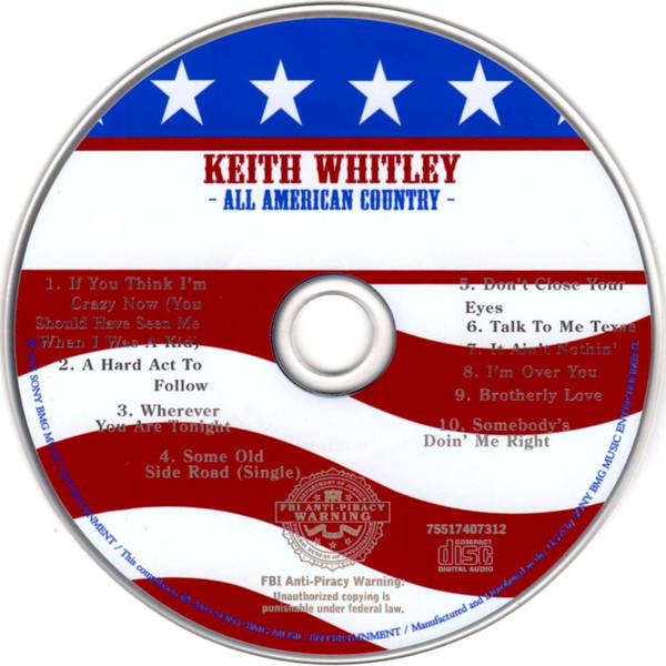 baixar álbum Keith Whitley - All American Country