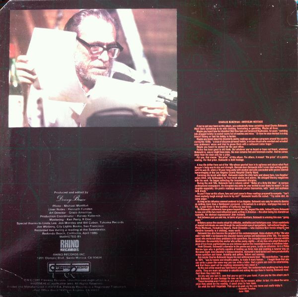 Album herunterladen Charles Bukowski - Hostage