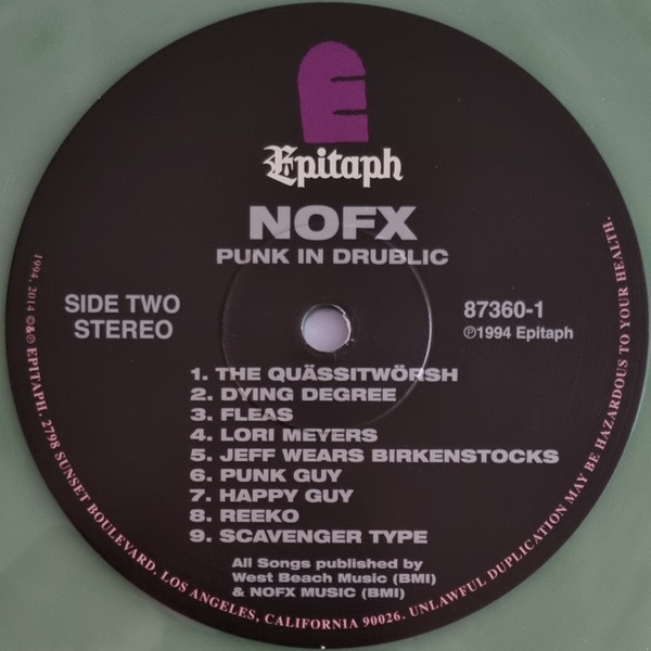 NOFX - Punk In Drublic | Releases | Discogs