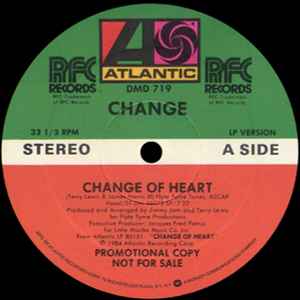 Change - Change Of Heart album cover