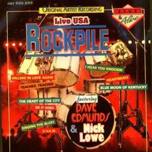 Rockpile - Live USA album cover