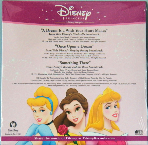 ladda ner album Various - Disney Princess 3 Song Sampler