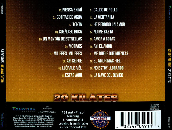ladda ner album Download Grupo Mojado - 20 Kilates album