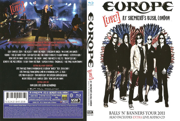 Europe – [Live!] At Shepherd's Bush, London (2011, Blu-ray) - Discogs