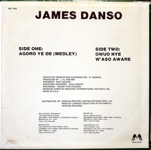 ladda ner album James Danso - Agoro Ye De