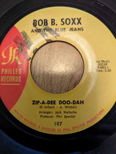 Bob B. Soxx And The Blue Jeans – Zip-A-Dee Doo-Dah (Vinyl) - Discogs