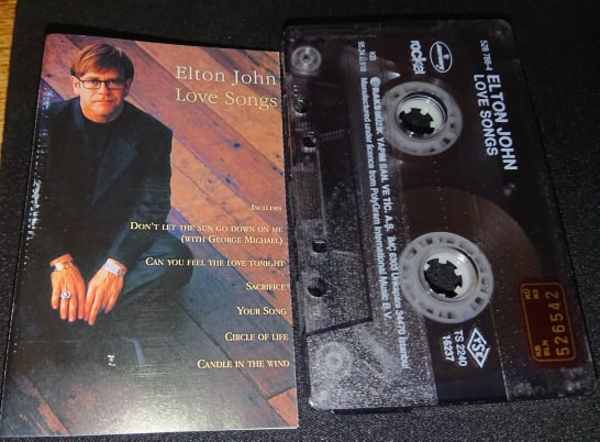 Elton John Love Songs Sampler French Promo CD single (CD5 / 5) (54833)