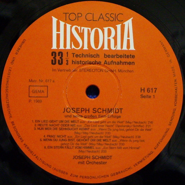 ladda ner album Joseph Schmidt - Joseph Schmidt Und Seine Filmerfolge