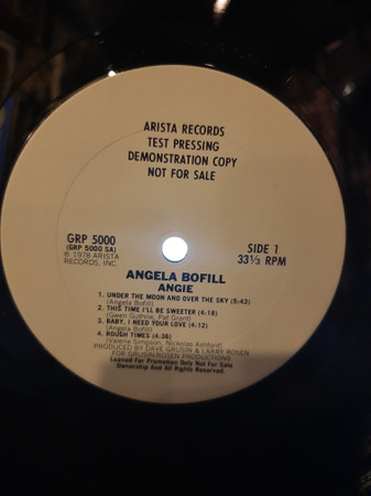 Angela Bofill - Angie | Releases | Discogs