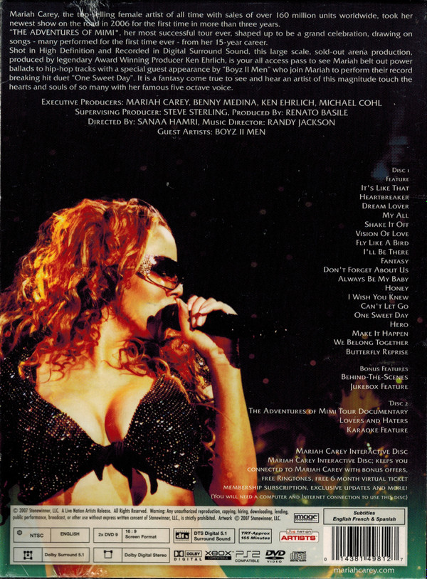 Mariah Carey - The Adventures Of Mimi | Image Entertainment (ID4981NLDVD) - 2