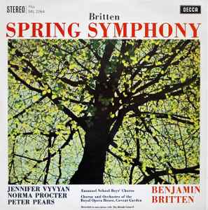 Benjamin Britten - Spring Symphony album cover