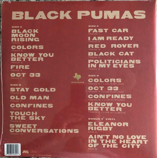 Black Pumas Pumas | Releases | Discogs