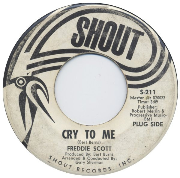 Freddie Scott – Cry To Me (1967, Vinyl) - Discogs