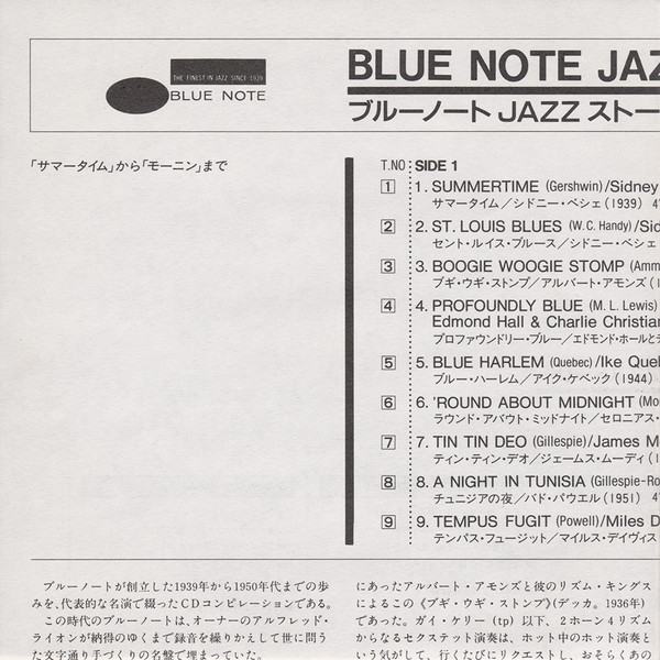 Album herunterladen Various - Blue Note Jazz Story