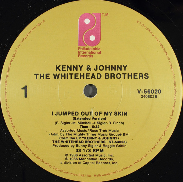 Album herunterladen Kenny & Johnny The Whitehead Brothers - I Jumped Out Of My Skin