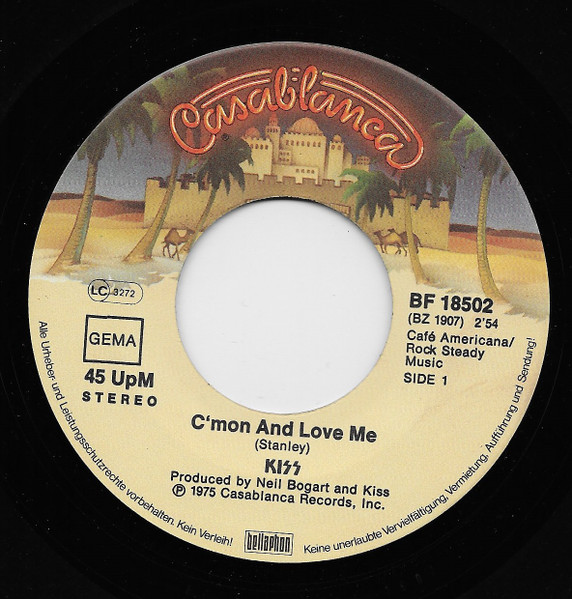 Kiss – C'mon And Love Me (1976, Vinyl) - Discogs