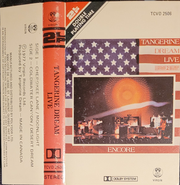 Tangerine Dream - Encore | Releases | Discogs